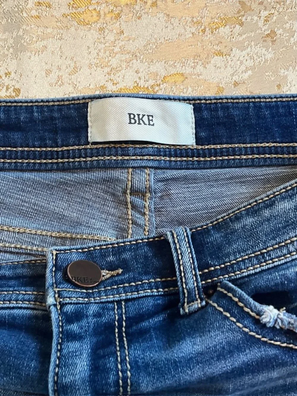 BKE Buckle Denim Jean Shorts Womens sz 28 Lot of 2 Payton Stella Blue Distressed